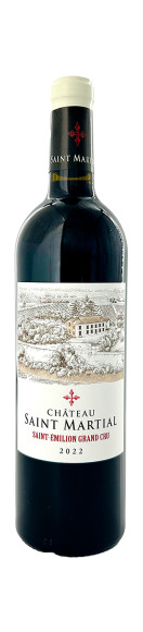 CHÂTEAU SAINT MARTIAL SAINT EMILION GRAND CRU 2022 ROUGE 75CL