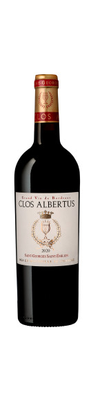 CLOS ALBERTUS SAINT GEORGES SAINT EMILION ROUGE 2020 75CL