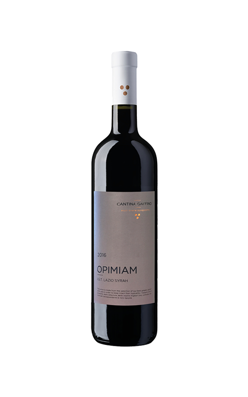 Opimiam 2020 — Syrah de Lazio · Cantina Gaffino | Adegas Terroirs