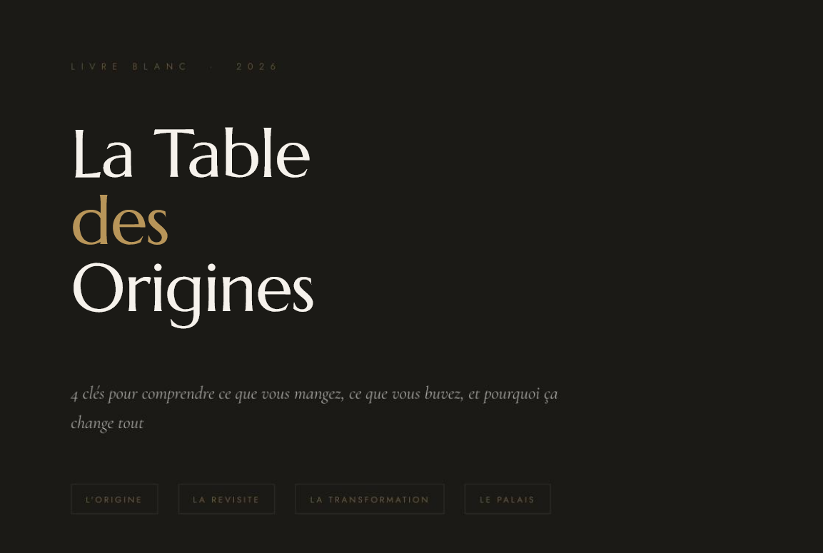 The Table of Origins